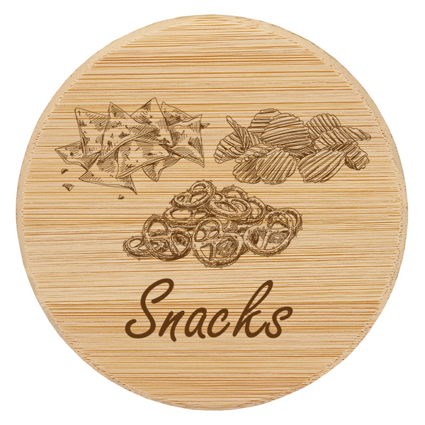 Paire en bois « Snacks » pour WECK RR100