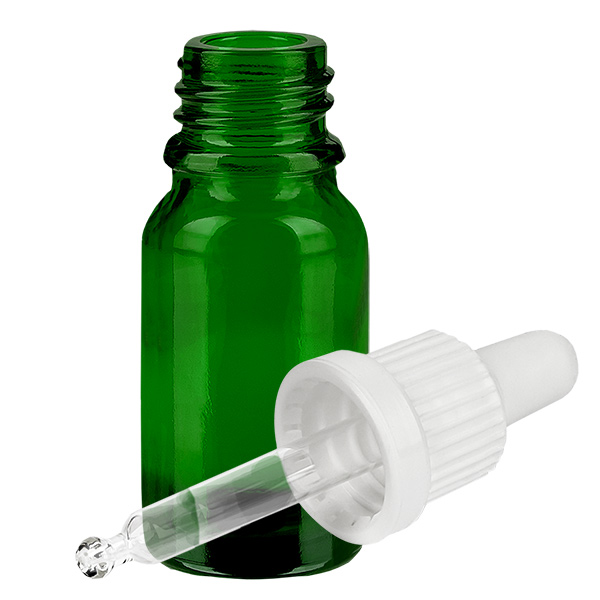 Flacon à pipette 10ml blanc OV GreenLine UT18/10