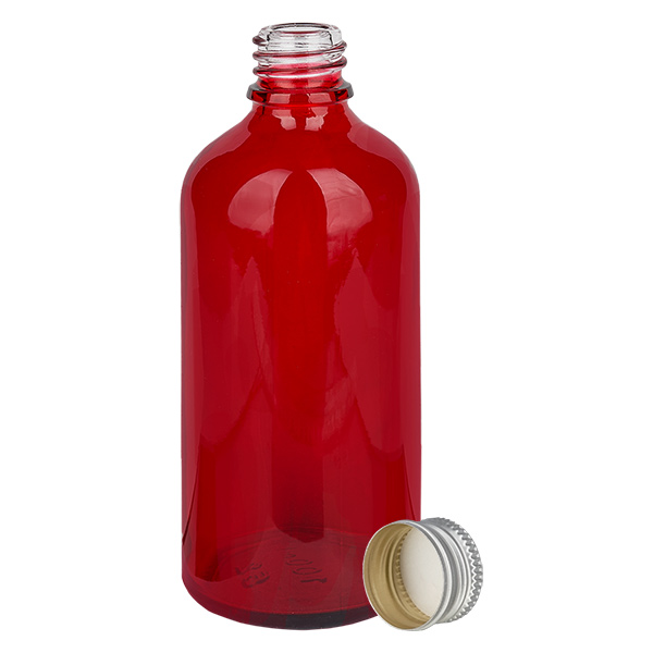 Flacon 100ml 11mm SV alu-argent. STD RedL. UT18/100