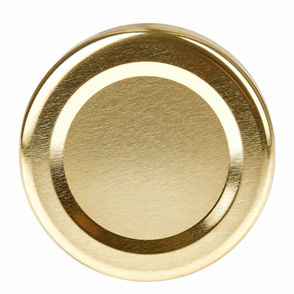 Couvercle BasicSeal 48 mm doré (TO48) UNiTWIST Couvercle doré à visser de 48 mm BasicSeal TO48 UniTwist pour bocaux à confiture