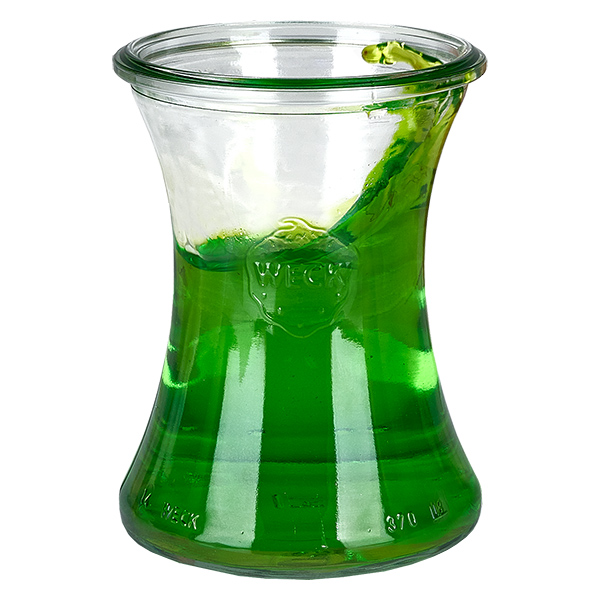 Set de 24 bocaux Weck 370ml verre d'épicerie fine Set de 24 bocaux Weck 370ml verre d'épicerie fine