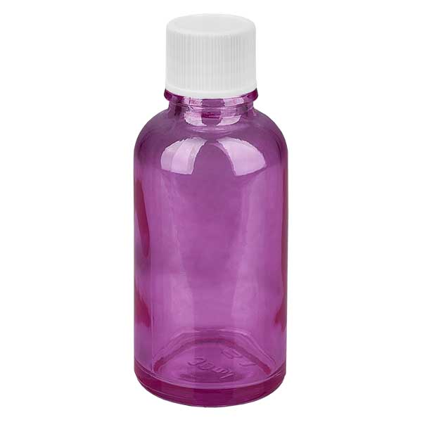 Bouteille 30ml 11mm bouchon à vis blanc standard PurpleLine UT18/30