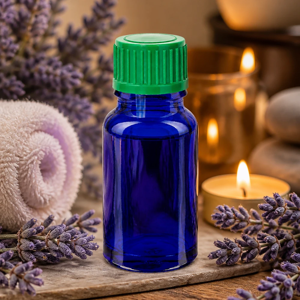 10ml Flacon compte-goutte 0.8mm vert STD BlueLine UT18/10 10ml flacon compte-gouttes bleu vert parfait pour le bricolage cosmétique et la naturopathie
