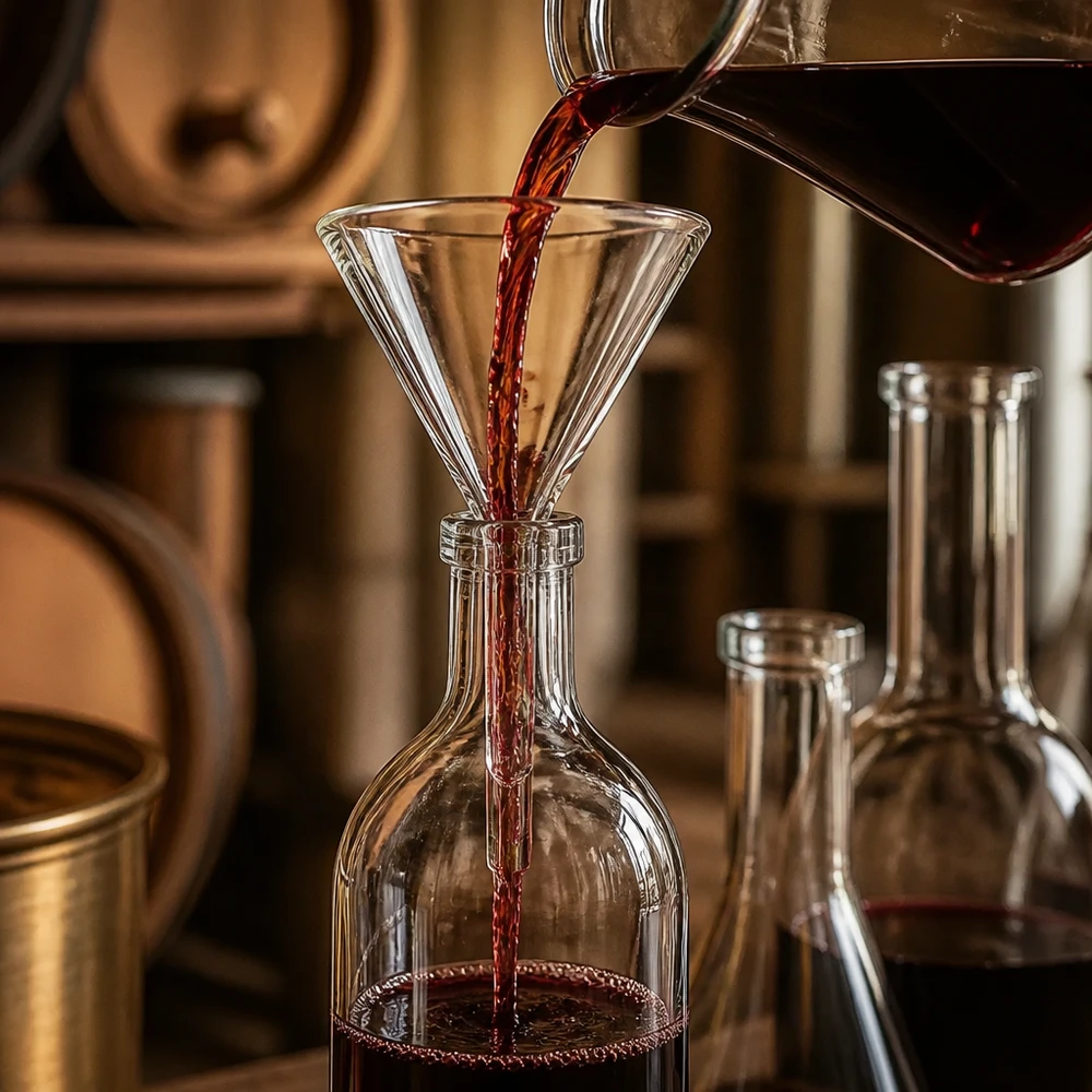 Entonnoir de laboratoire de précision ouverture 45mm en verre borosilicaté de haute qualité pour un transfert de liquide sûr