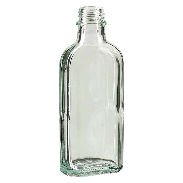 Flasque transparente de 100 ml au goulot DIN 22 Flasque transparente de 100 ml au goulot DIN 22