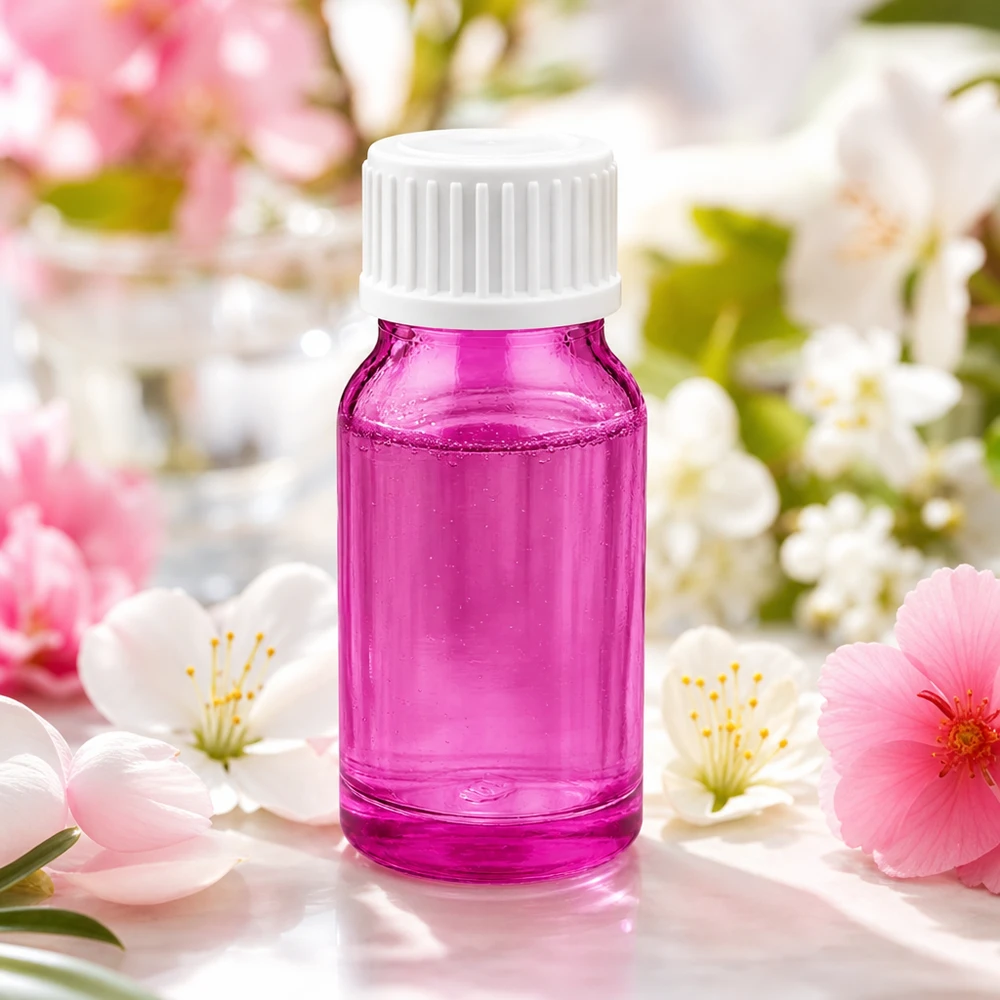 Bouteille de pharmacie 10ml violette avec bouchon de sécurité pour enfants pour une conservation en toute sécurité