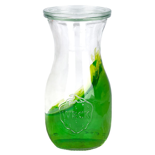 Lot de 12 pots Weck 290ml bouteille de jus avec 12 couvercles en verre