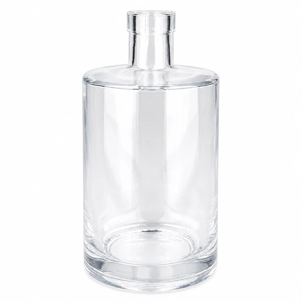 Bouteille vide en verre Marie 700ml sans bouchon UNiTWIST transparent avec corps cylindrique et col court
