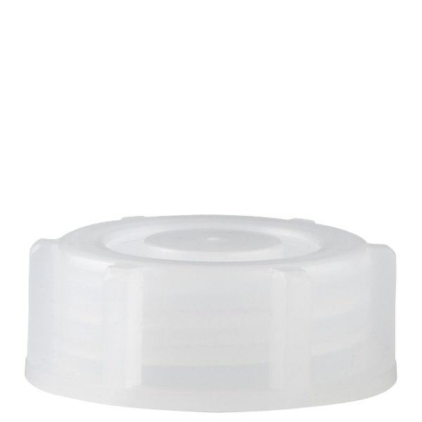 Bouchon à vis 40 mm transparent pour flacon à col large 250 ml Bouchon à vis 40 mm transparent pour flacon à col large 250 ml