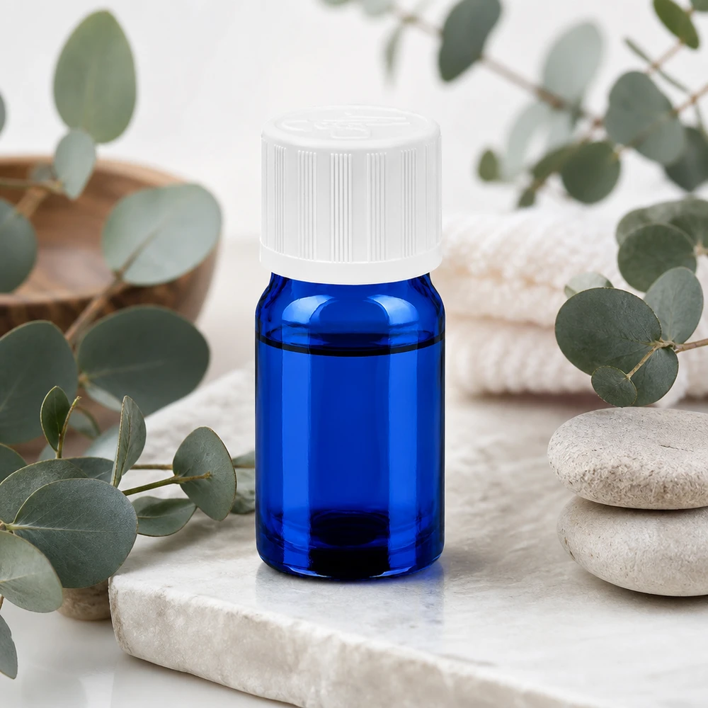 Flacon 5ml 11mm SV f. STD KiSi BlueLine UT18/5 Petite bouteille d'échantillon bleue en verre robuste pour un environnement de laboratoire professionnel