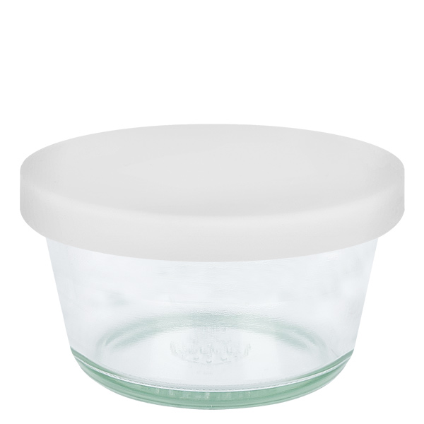290ml bocal gourmet WECK RR100 avec couvercle en silicone blanc