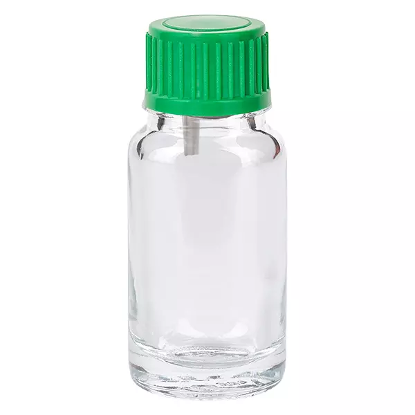 10ml Flacon compte-goutte 0.8mm vert STD ClearLine UT18/10