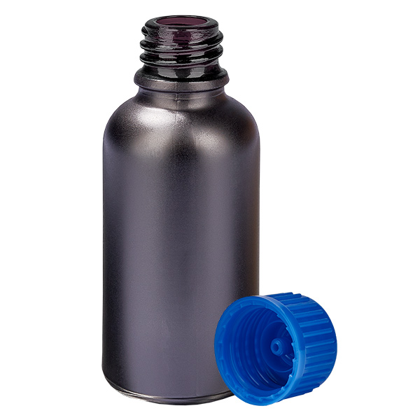 Flacon de 30ml 11mm SV bleu STD BlackLine UT18/30 Flacon de 30ml 11mm SV bleu STD BlackLine UT18/30