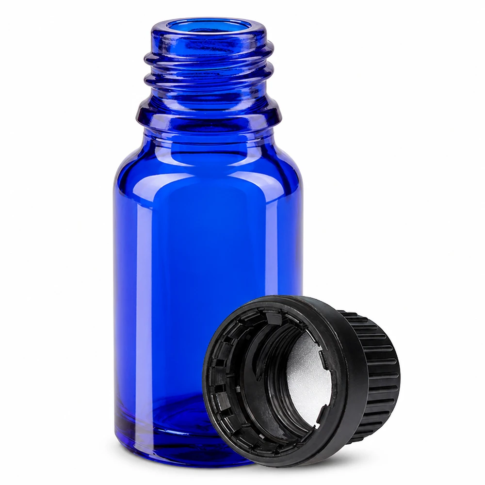 Flacon 10ml 11mm SV noir OV BlueLine UT18/10 Flacon 10ml 11mm SV noir OV BlueLine UT18/10
