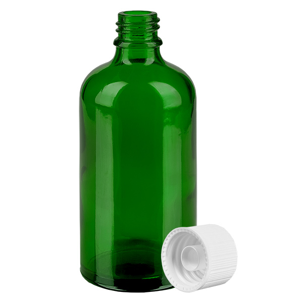 Flacon 100ml 11mm SV blanc STD GreenLine UT18/100