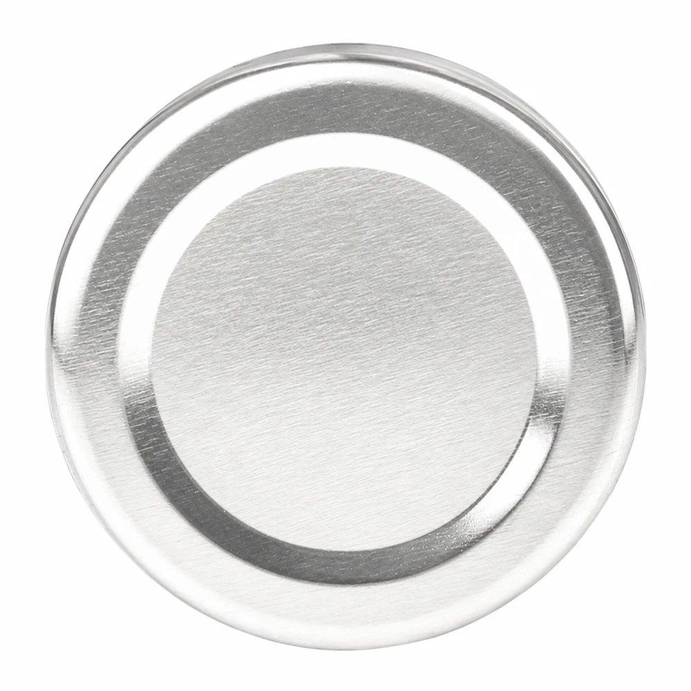 Couvercle BasicSeal 43 mm argenté (TO43) UNiTWIST Couvercle rond en métal 43 mm, argenté, modèle TO43, pour bocaux à confiture et conserves