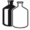 Bouteilles de stockage / bouteilles pour burette Bouteilles de stockage / bouteilles pour burette