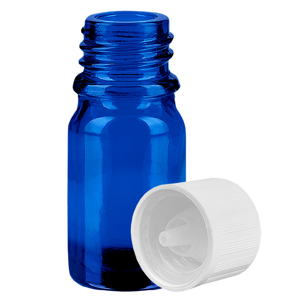 Flacon compte-goutte 5ml 1.2mm w. STD KiSi BlueL. UT18/5