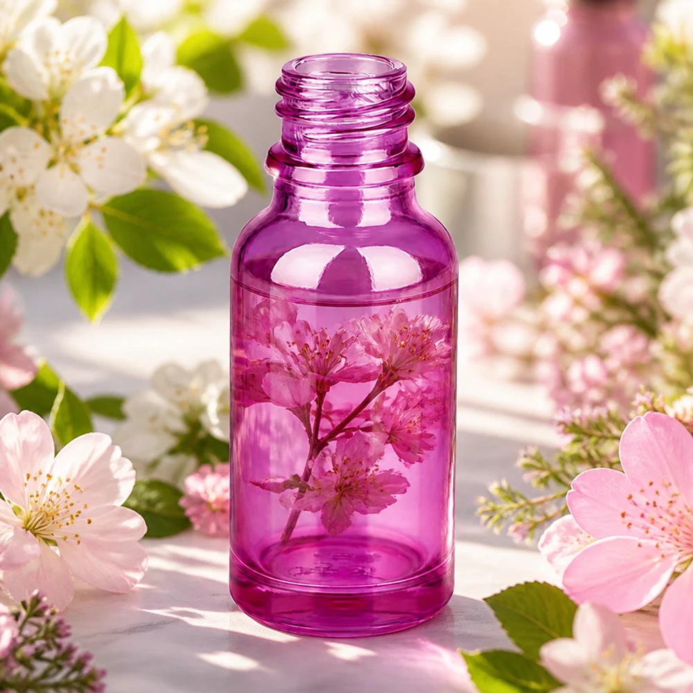 Bouteille à pharmacie de 20ml PurpleLine UT18/20 UNiTWIST Bouteille de pharmacie élégante de 20 ml PurpleLine en violet brillant pour un usage professionnel
