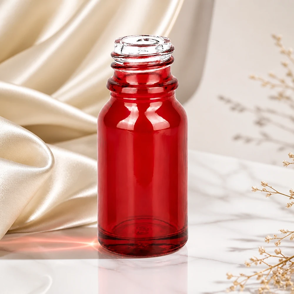Flacon à pharmacie 10ml RedLine UT18/10 UNiTWIST Bouteille de pharmacie RedLine polyvalente de 10 ml avec UT18/10 standard pour l'aromathérapie et les huiles essentielles