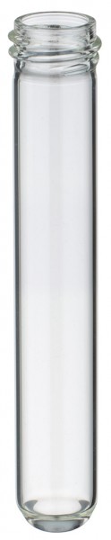 Tube de culture, transparent, avec filetage GL18, 100x16 mm en verre sodo-calcique