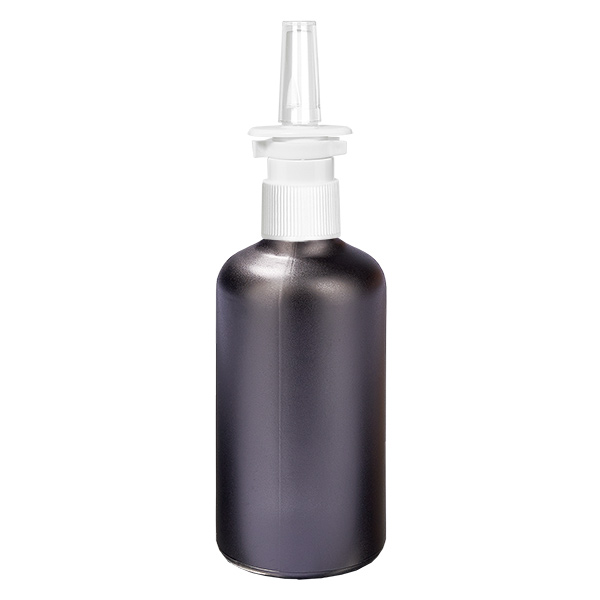 100ml flacon vaporisateur nasal blanc/tr. STD BlackLine UT18/100