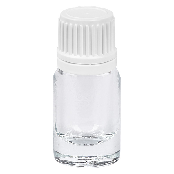 Flacon compte-goutte 5ml 0.7mm blanc OV ClearLine UT18/5