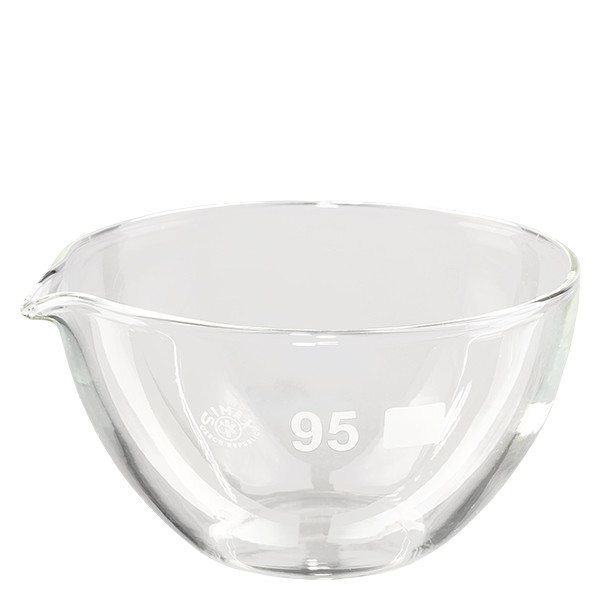 Capsule d’évaporation 170 ml en verre borosilicate, avec bec verseur