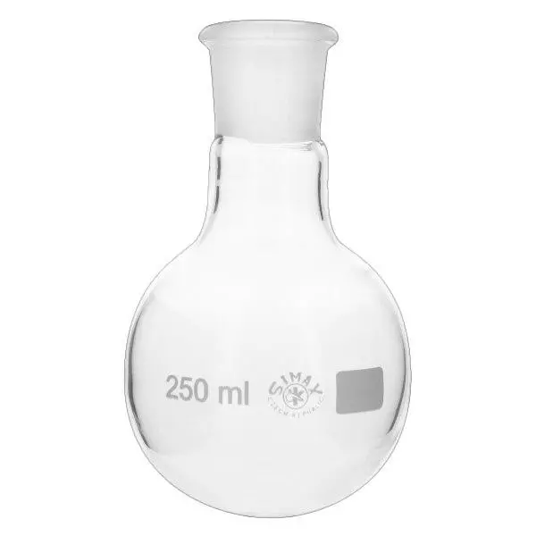 Ballon à fond plat 250ml col large borosilicate avec broyage 29/32 Ballon à fond plat 250ml col large borosilicate avec broyage 29/32