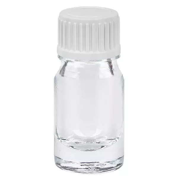 Flacon compte-goutte 5ml 0.9mm blanc STD ClearLine UT18/5 Flacon compte-goutte 5ml 0.9mm blanc STD ClearLine UT18/5