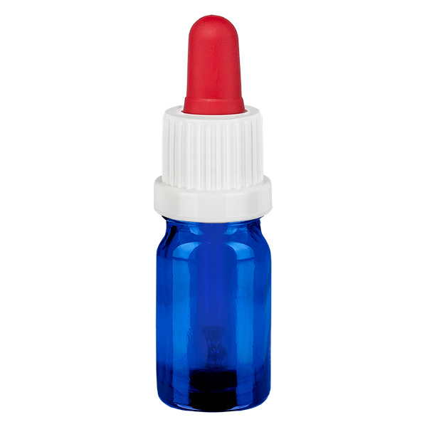Flacon à pipette 5ml blanc/rouge OV BlueLine UT18/5