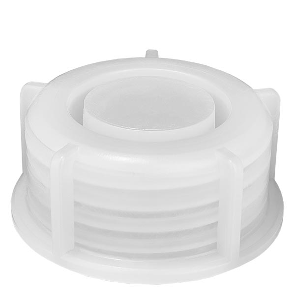 Bouchon à vis pour bouteille de produits chimiques, filetage GL 28