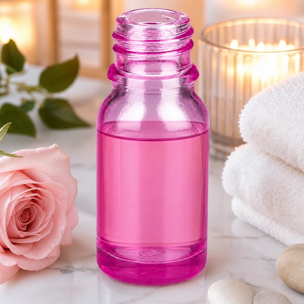 Bouteille à pharmacie de 10ml PurpleLine UT18/10 UNiTWIST Bouteille médicale rose de 10 ml PurpleLine UT18/10 UNiTWIST pour un dosage précis des substances actives