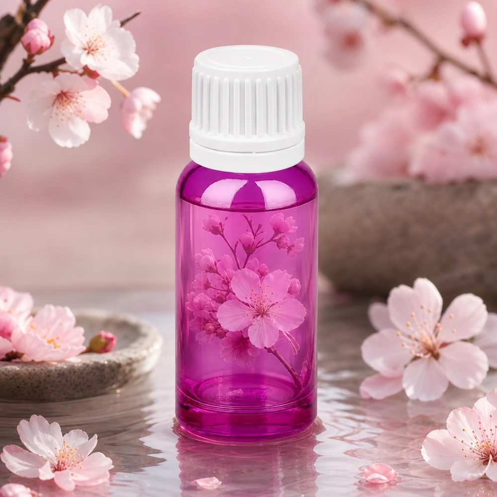 Flacon 20ml bouchon à vis 11mm blanc Originalité Bouchon à vis PurpleLine UT18/20 Flacon en verre violet de 20 ml avec protection UV et bouchon blanc pour conserver les produits en toute sécurité