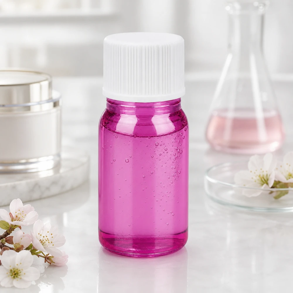 Flacon 5ml bouchon à vis 11mm blanc standard PurpleLine UT18/5 Flacon pratique de 5 ml en verre violet anti-UV avec bouchon blanc pratique