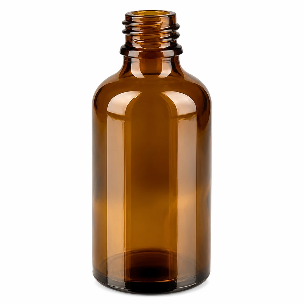 50ml goutte à goutte. 1mm noir OV BrownLine UT18/50 Flacon compte-gouttes de 50 ml en verre teinté de haute qualité avec bouchon noir pour les applications pharmaceutiques
