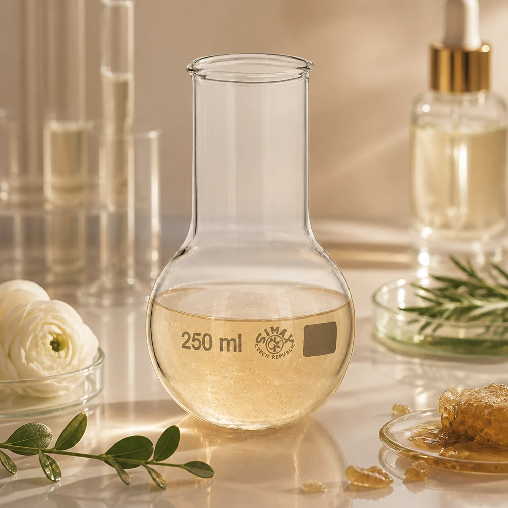 Fiole de laboratoire 250ml col large en verre clair pour applications professionnelles