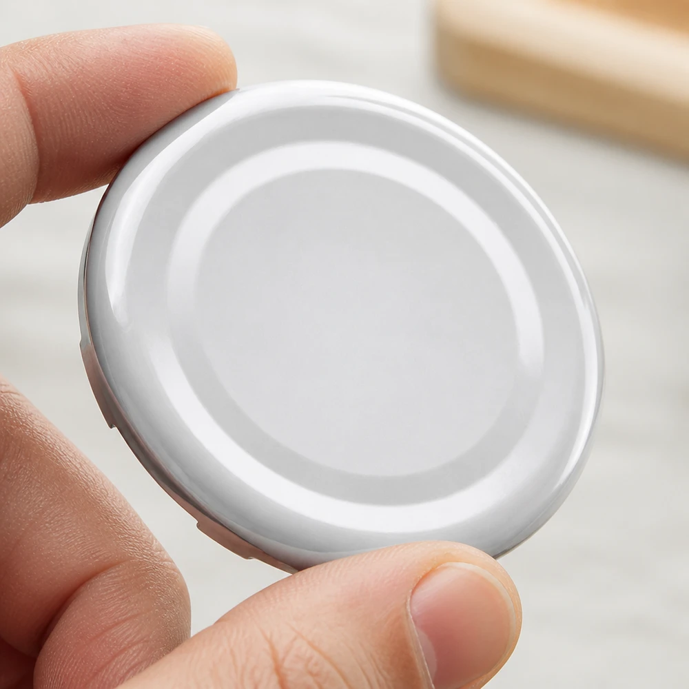 Couvercle BasicSeal 43 mm blanc (TO43) UNiTWIST Petit couvercle rond à visser « Twist-Off » de 43 mm, blanc, BasicSeal UniTwist, pour pots de confiture