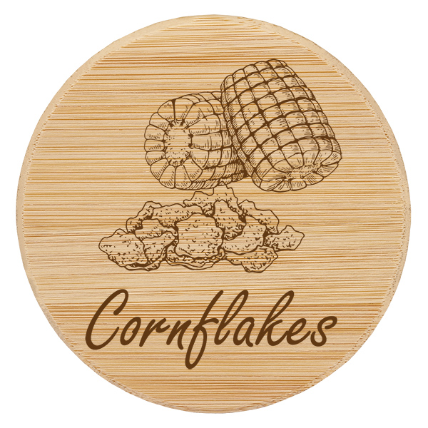 Paire en bois « Cornflakes » pour WECK RR100 Paire en bois « Cornflakes » pour WECK RR100