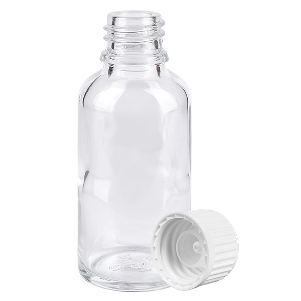 Flacon 30ml (globule) 3mm GR w. STD ClearL. UT18/30