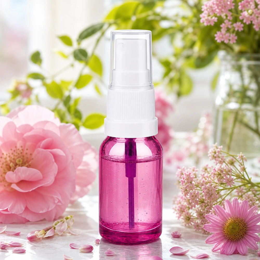 Vaporisateur de 10 ml à l'aspect Purple Line parfait pour les cosmétiques DIY et naturels