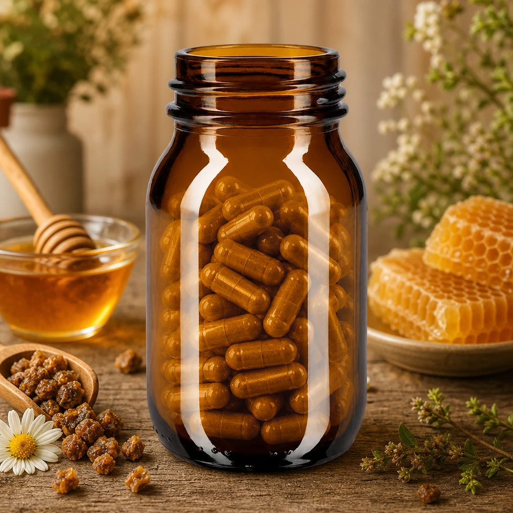 Bouteille à col large 100ml en verre brun avec large ouverture pour un remplissage facile