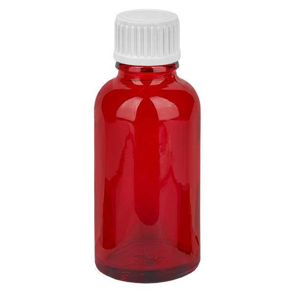 Flacon compte-goutte 30ml 0.9mm blanc STD RedLine UT18/30