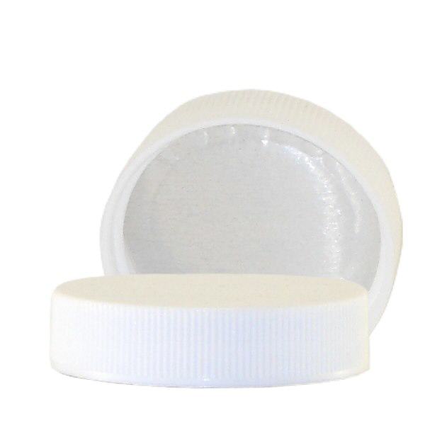 Couvercle à vis blanc filetage 70 mm, pour pots à vis en PET 250ml et 400ml