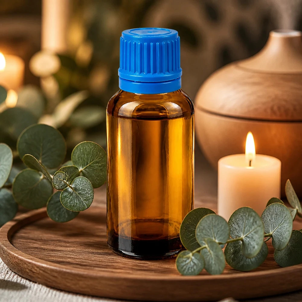 Flacon 30ml 11mm SV bleu OV BrownLine UT18/30 Flacon SV brun de 30 ml avec bouchon d'inviolabilité bleu pour usage professionnel
