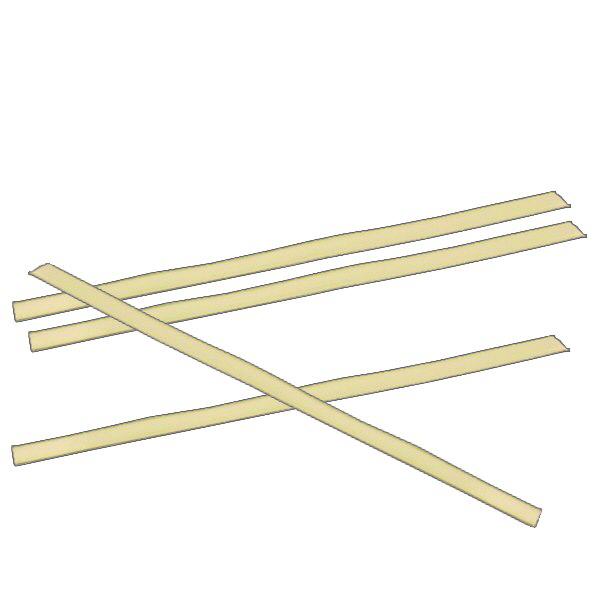 100 clips en papier, longueur 120, dorés