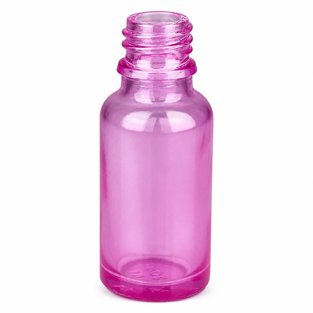 Vaporisateur nasal 20ml blanc/transparent standard PurpleLine. UT18/20 Bouteille en verre de haute qualité 20ml violet transparent pour la fabrication de spray nasal DIY