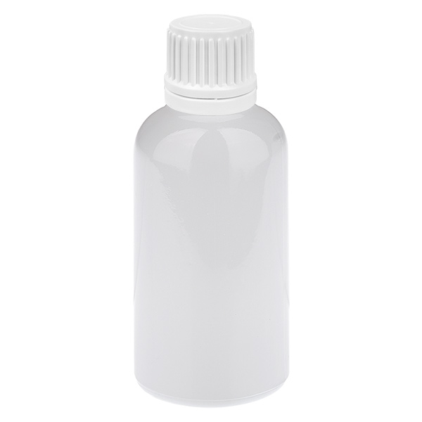 Flacon compte-gouttes de 30 ml, bouchon d'origine blanc de 0,7 mm WhiteLine UT18/30 Flacon compte-gouttes de 30 ml, bouchon d'origine blanc de 0,7 mm WhiteLine UT18/30