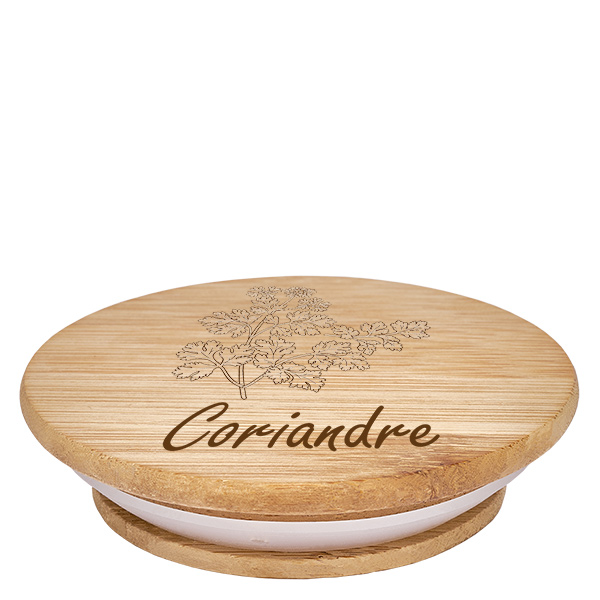 Paire en bois « Coriandre » pour WECK RR60 Paire en bois « Coriandre » pour WECK RR60