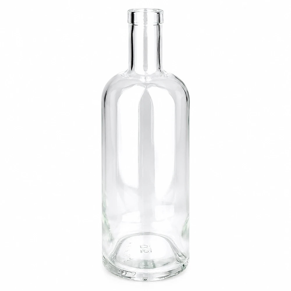 Flacon en verre 750 ml « Emma » sans bouchon UNiTWIST® Bouteille en verre Emma 750ml transparente sans bouchon UNiTWIST vide Bouteille à liqueur claire
